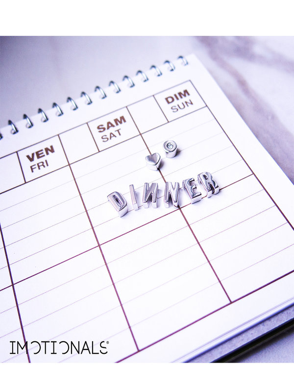 Imotionals A-Z Letters Zilver