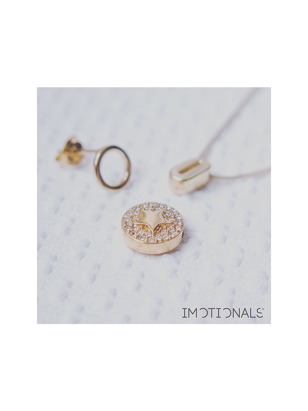 Imotionals Ster Swarovski Rond Zilver & Goud