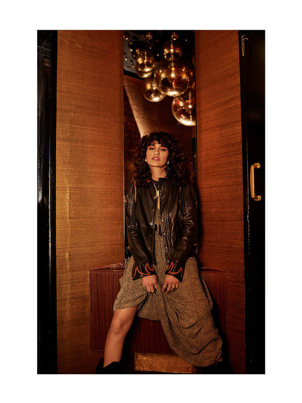 Melt Nomads Smock Dress Stars Pirat Black