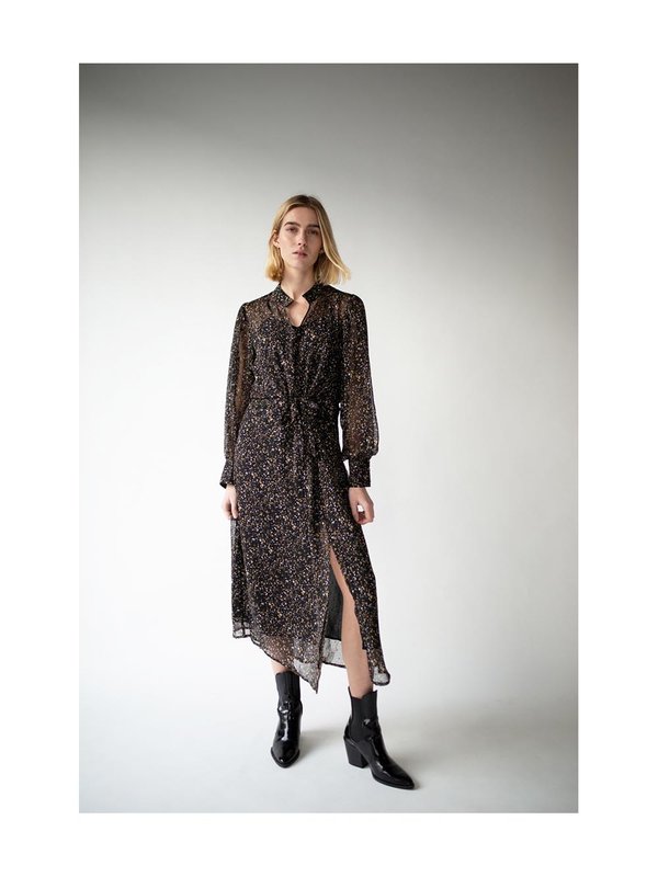 Lana Dress Black Gold Blake Seven Lana Dress Black Gold