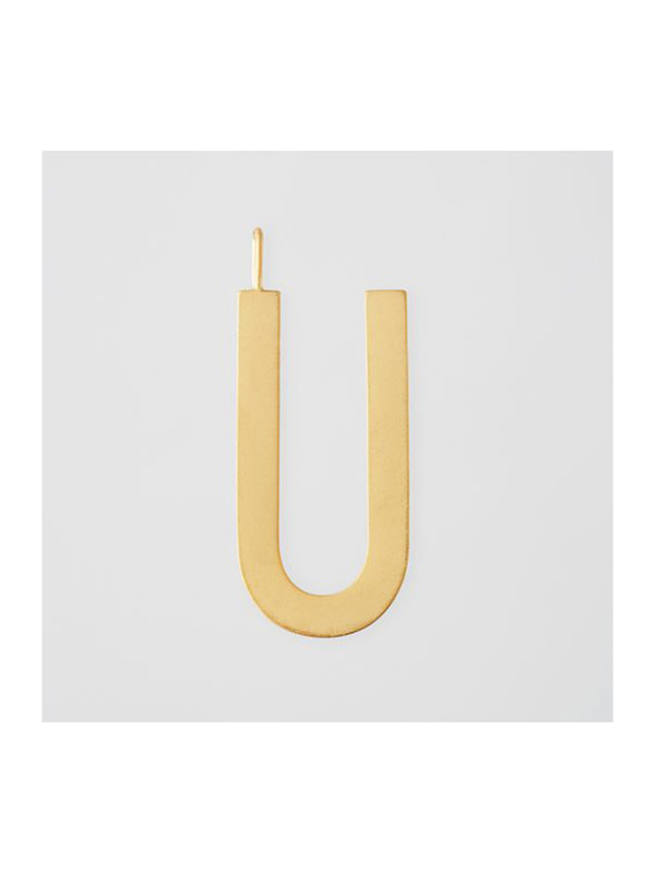 Design Letters Archetype Charm 30mm Gold U
