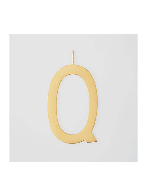 Design Letters Archetype Charm 30mm Gold Q