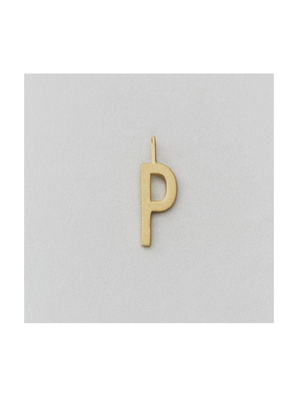 Design Letters Archetype Charm 16 mm Gold P