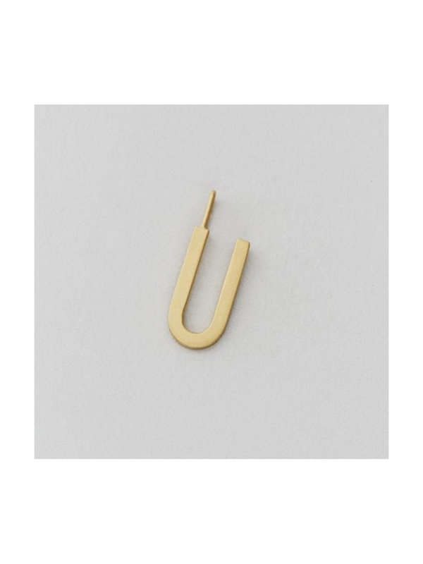 Design Letters Archetype Charm 16 mm Gold U