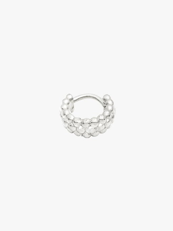 Bubble Hoop Earring Silver Wildthings Bubble Hoop Earring Silver