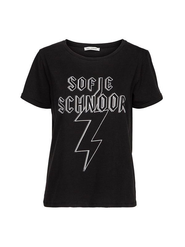 Filicia T-Shirt Black White Sofie Schnoor Filicia T-Shirt Black White