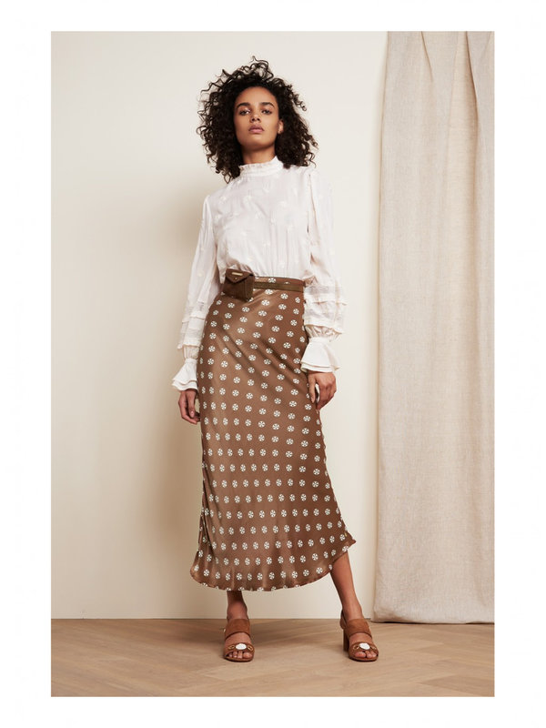 Laurie Noa Skirt Toffee Brown Fabienne Chapot Laurie Noa Skirt Toffee Brown