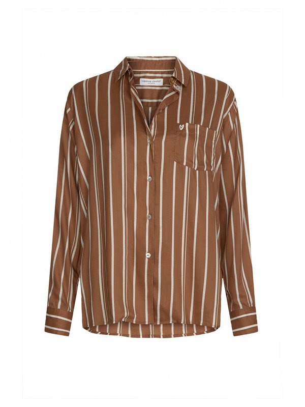 Dharma Blouse Toffee Brown Fabienne Chapot Dharma Blouse Toffee Brown