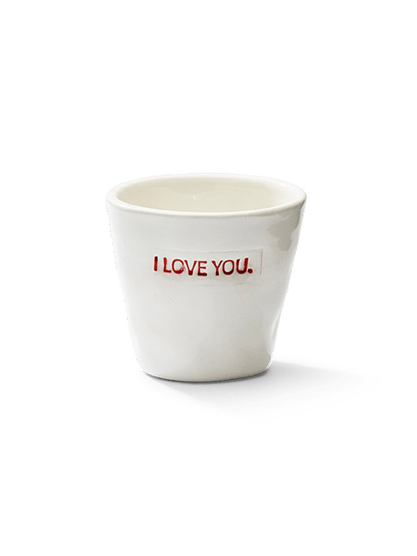 Espresso Cup I Love You Anna + Nina Espresso Cup I Love You