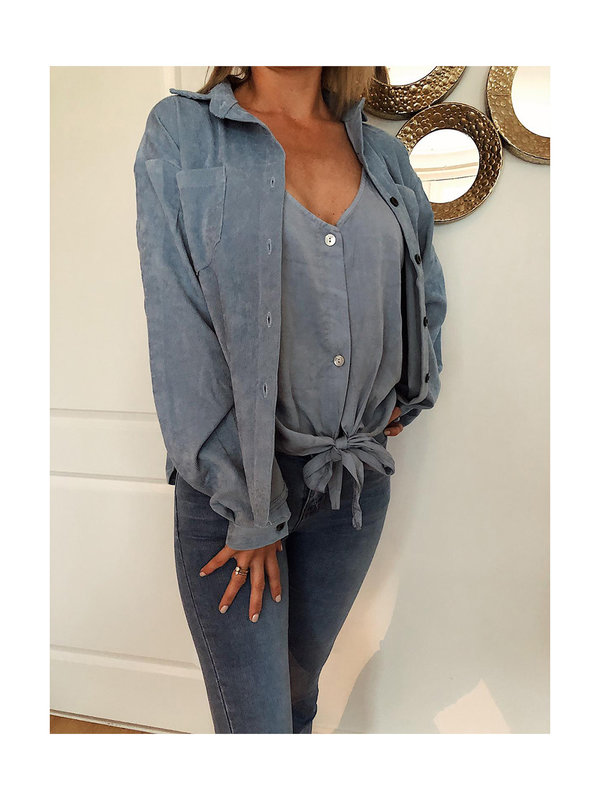 Anna Top Blue By Sara Collection Anna Top Blue