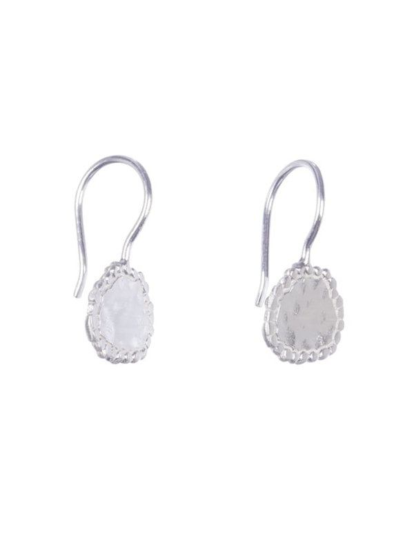 Egypt Coin Hook Earring Silver Betty Bogaers Egypt Coin Hook Earring Silver