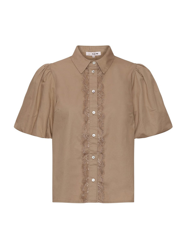 Blouse Helle Beige A-view Blouse Helle Beige