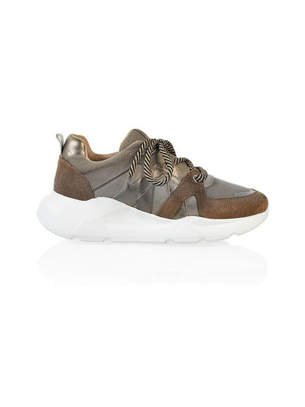 Sneaker New Jersey Cognac/Beige/Smoke DW\\RS Sneaker New Jersey Cognac/Beige/Smoke