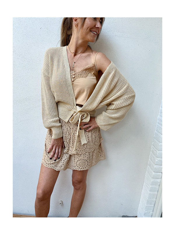 Desi Top Beige By Sara Collection Desi Top Beige