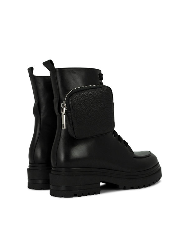 Nina Biker Boot With Bag Black Deabused Nina Biker Boot With Bag Black
