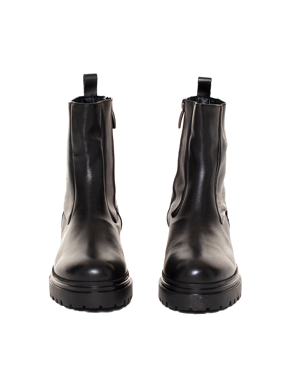 Deabused | Bonnie Leather Boots Black - Boudoir by Sara - Boudoir by Sara