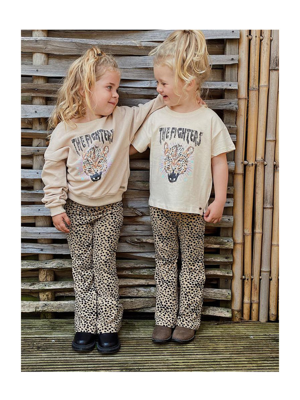 By Sara Collection KIDS Thanee T-Shirt Tijger Beige