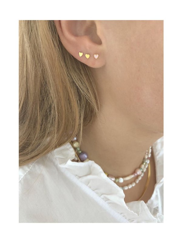 Stine A Petit Love Heart Earring Piece Gold