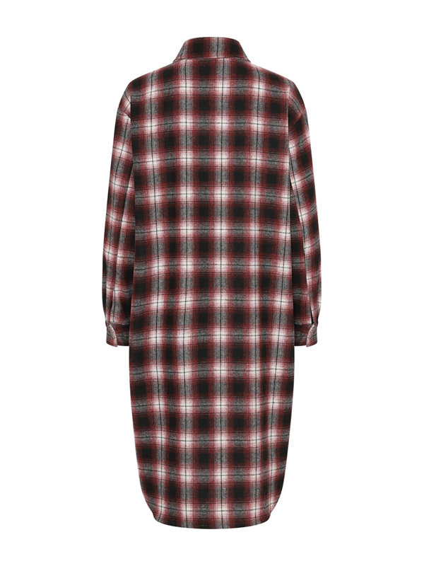 Stine Long Shirt Bordeaux A-view Stine Long Shirt Bordeaux
