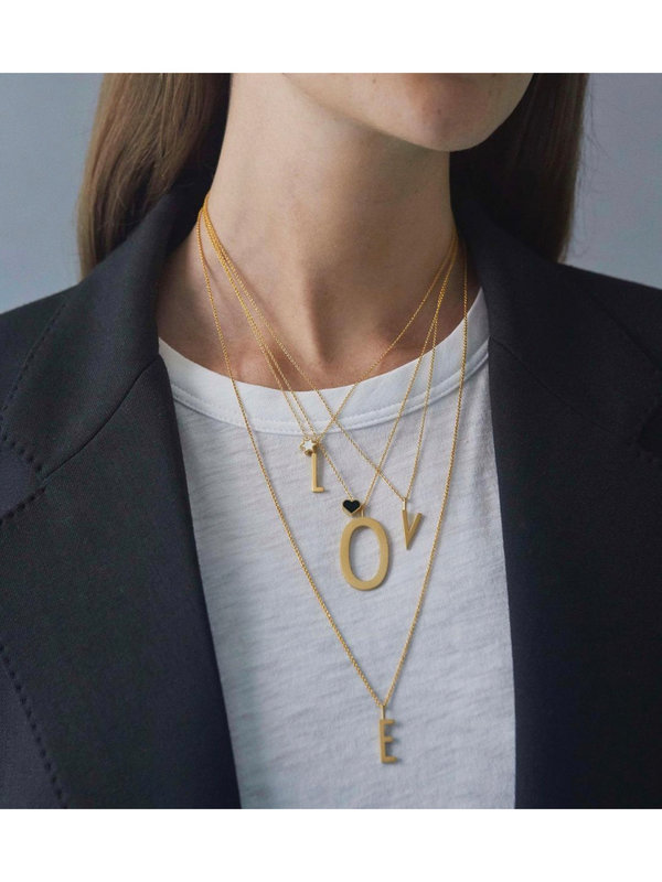 Design Letters Archetype Charm 30mm Gold F