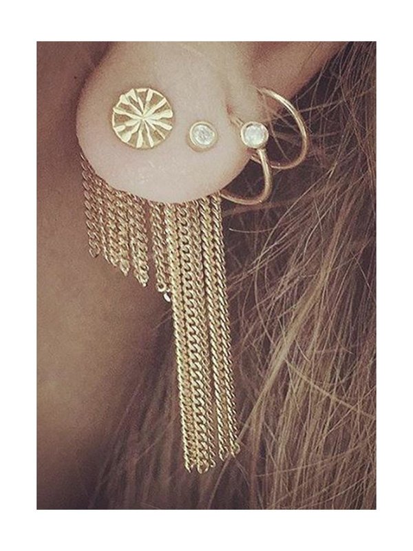 Stine A Tres Petit Etoile Earring Gold