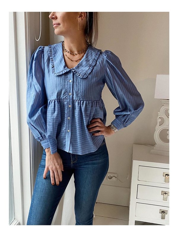 A-view Karoline Shirt Blue