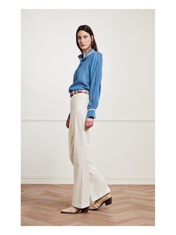 Fabienne Chapot Sofi Trousers Cream White