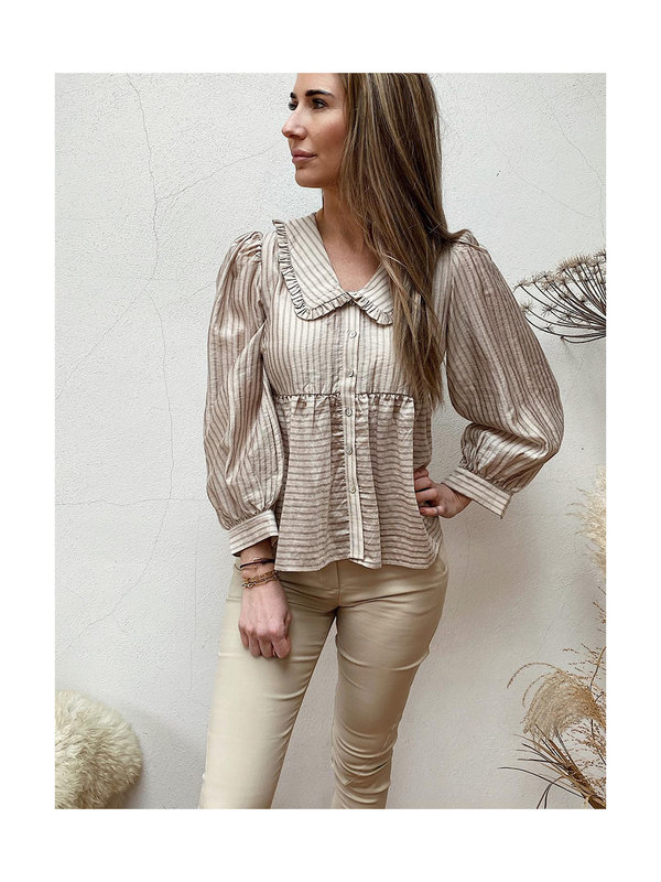 A-view Karoline Shirt Beige