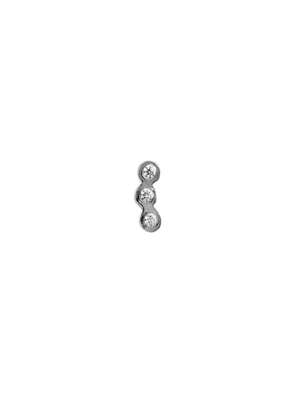 Stine A Three Dots Earring Piece Silver