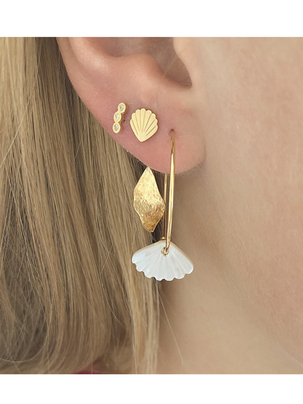 Stine A Three Dots Earring Piece Gold