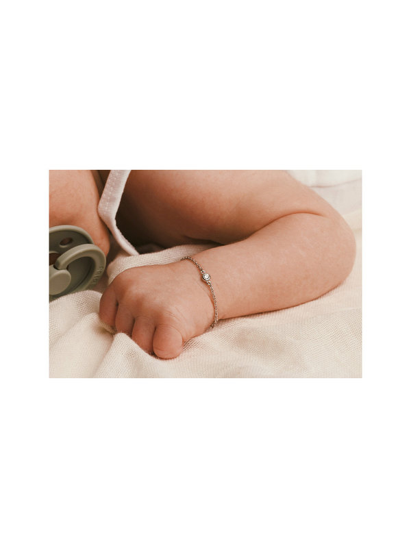 Single Diamond Bracelet Silver Galore Single Diamond Bracelet Silver