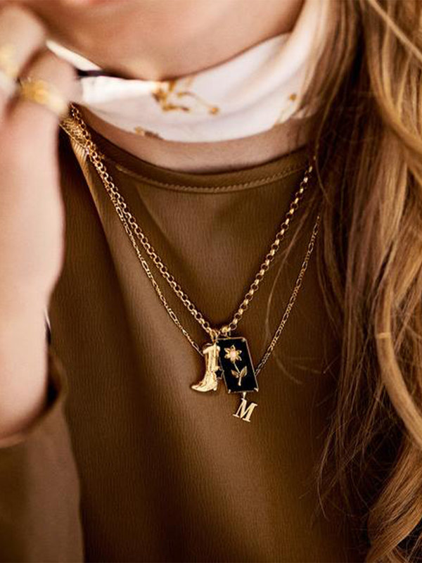 Anna + Nina Jasseron Necklace Goldplated