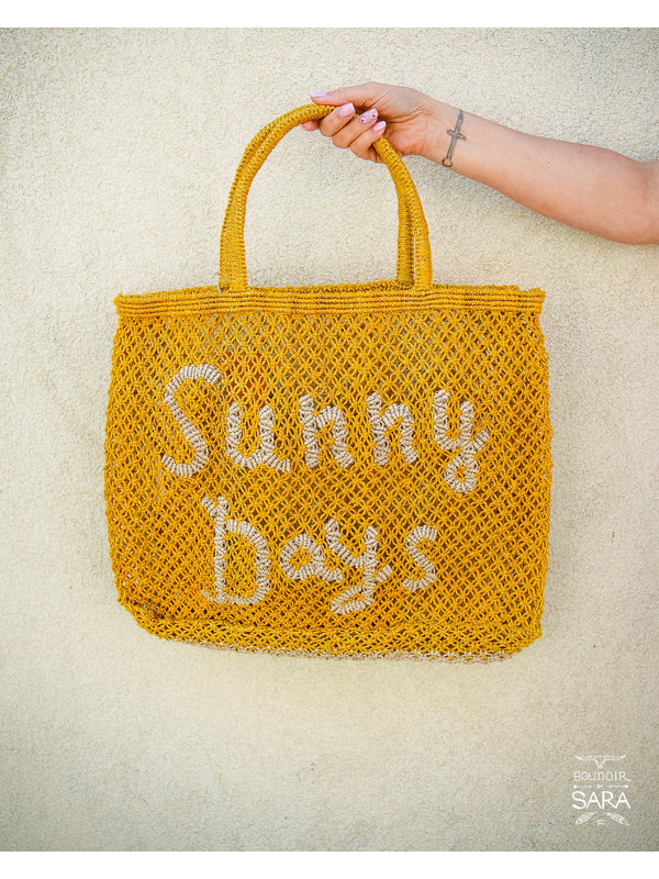 The Jacksons Bag Sunny Days Large Yellow + Naturel