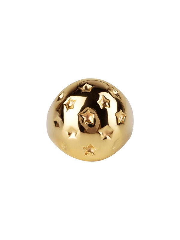 Betty Bogaers Stars Statement Ring Gold Plated Brass