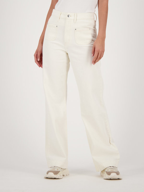 Raizzed Oasis Patched On Pockets Pants Bright Cream