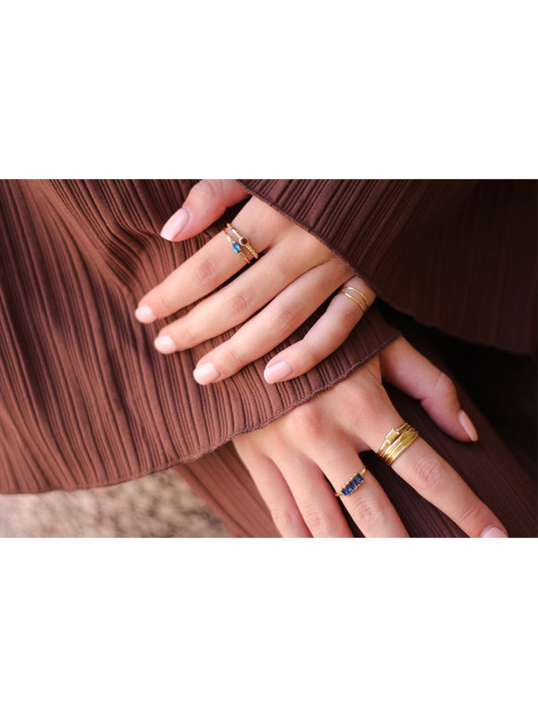 Ring Rectangle Brass Xzota Ring Rectangle Brass