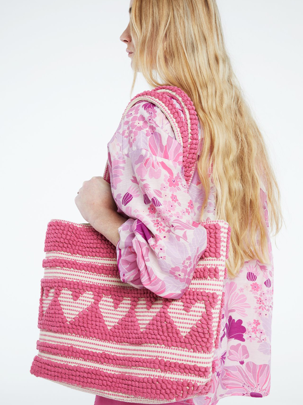 Wat dan ook Altaar informeel Fabienne Chapot | Slush Puppy Pink Towel Tote Bag - Boudoir by Sara -  Boudoir by Sara