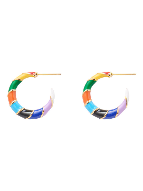 I Am Jai Earring Hoop Multi Color