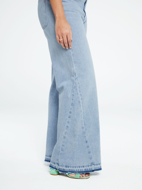 Fabienne Chapot Bonnie Wide Leg Light Wash UNI