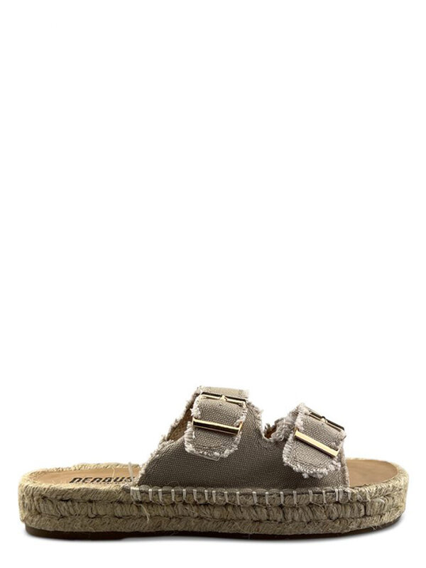 Deabused Yara Canvas Beige Slipper