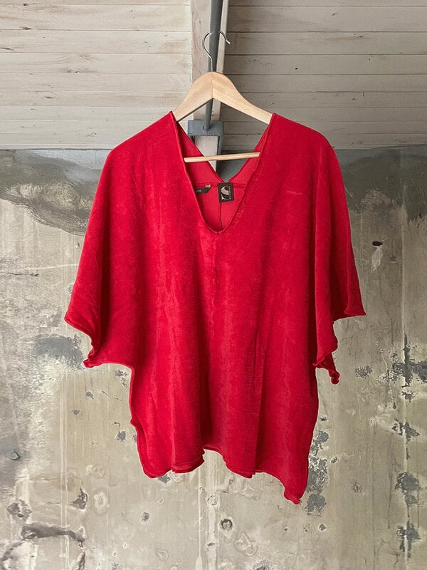 Speezy's Kaftan Top Fire Red