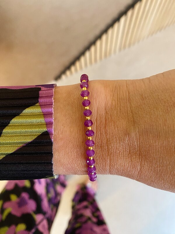 I Am Jai Bracelet Bright Purple