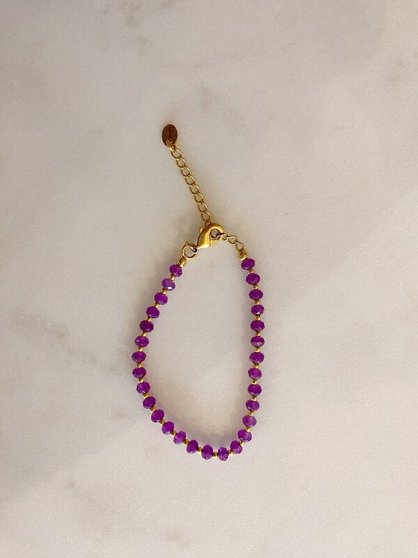 I Am Jai Bracelet Bright Purple