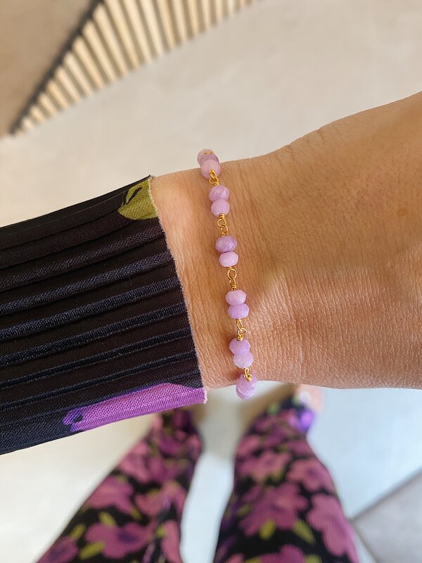 I Am Jai Bracelet Purple Onyx