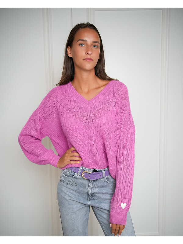 Airy Pullover Bubble Gum Pink Fabienne Chapot Airy Pullover Bubble Gum Pink