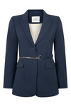 Amilla Belt Blazer Blue Iris