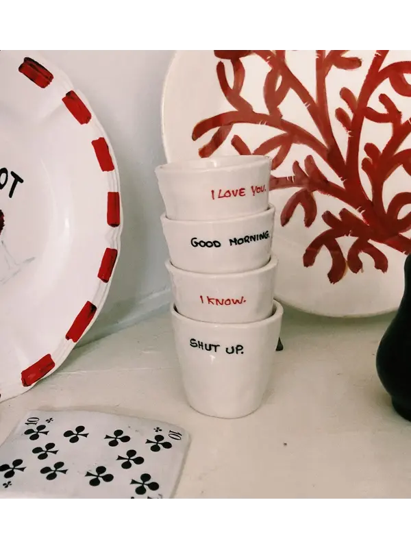 Anna + Nina Shut Up Espresso Mug