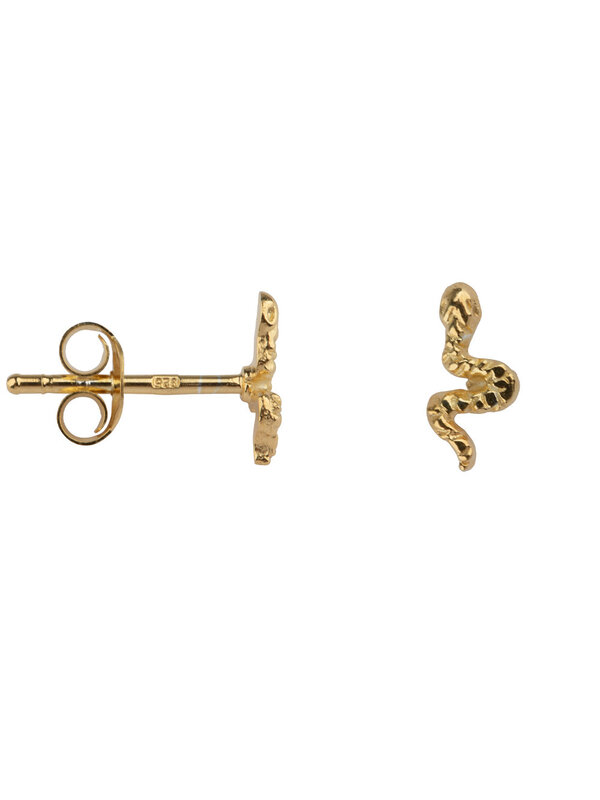 Betty Bogaers Mini Snake Stud Gold Plated