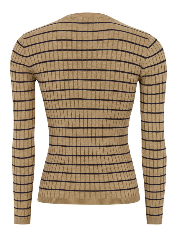 Noa Stripe Knit Tiger’s Eye Soft Rebels Noa Stripe Knit Tiger’s Eye