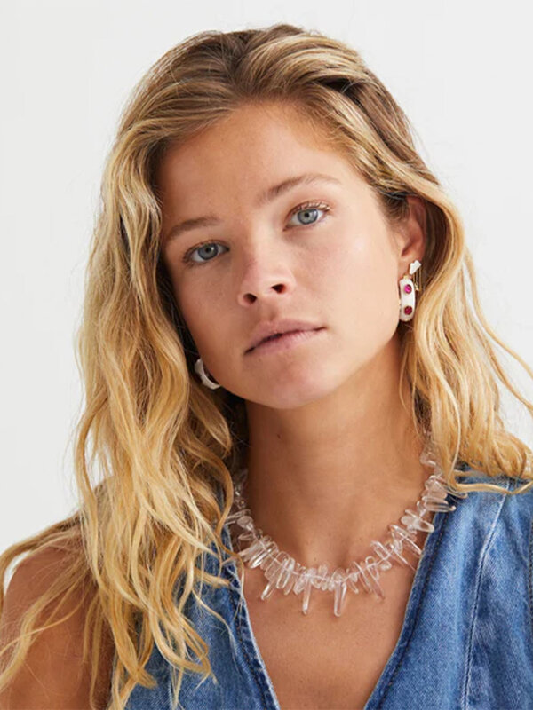 Anna + Nina Crystal Necklace